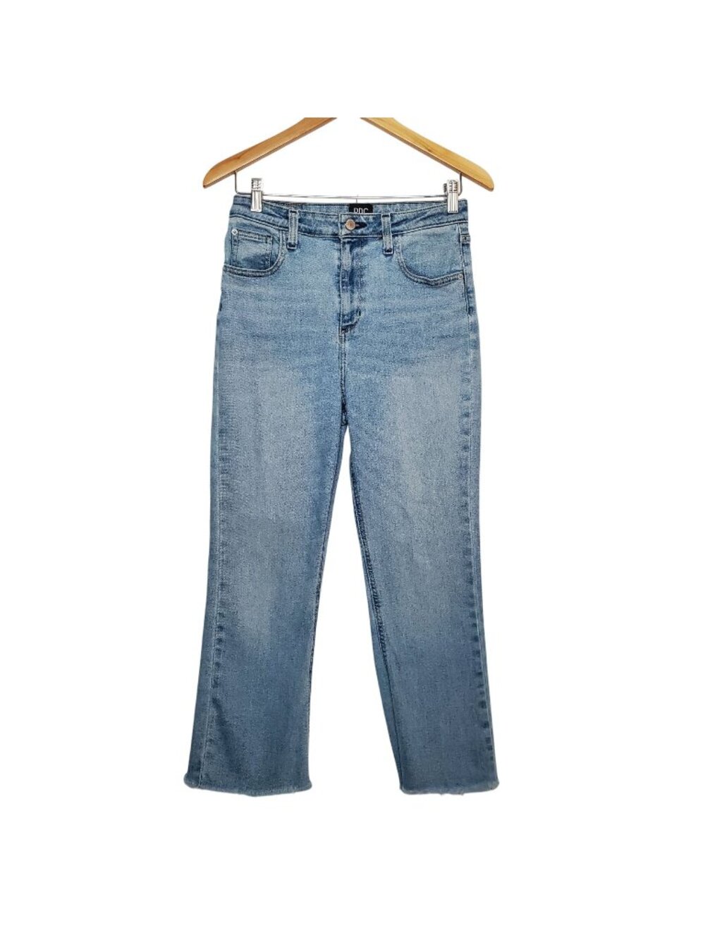 BDG Urban Outfitters Womens Kick Flare High-Rise Cropped Light Wash Jeans Size 2